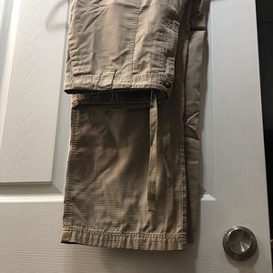Carhartt large men scrub pants tan